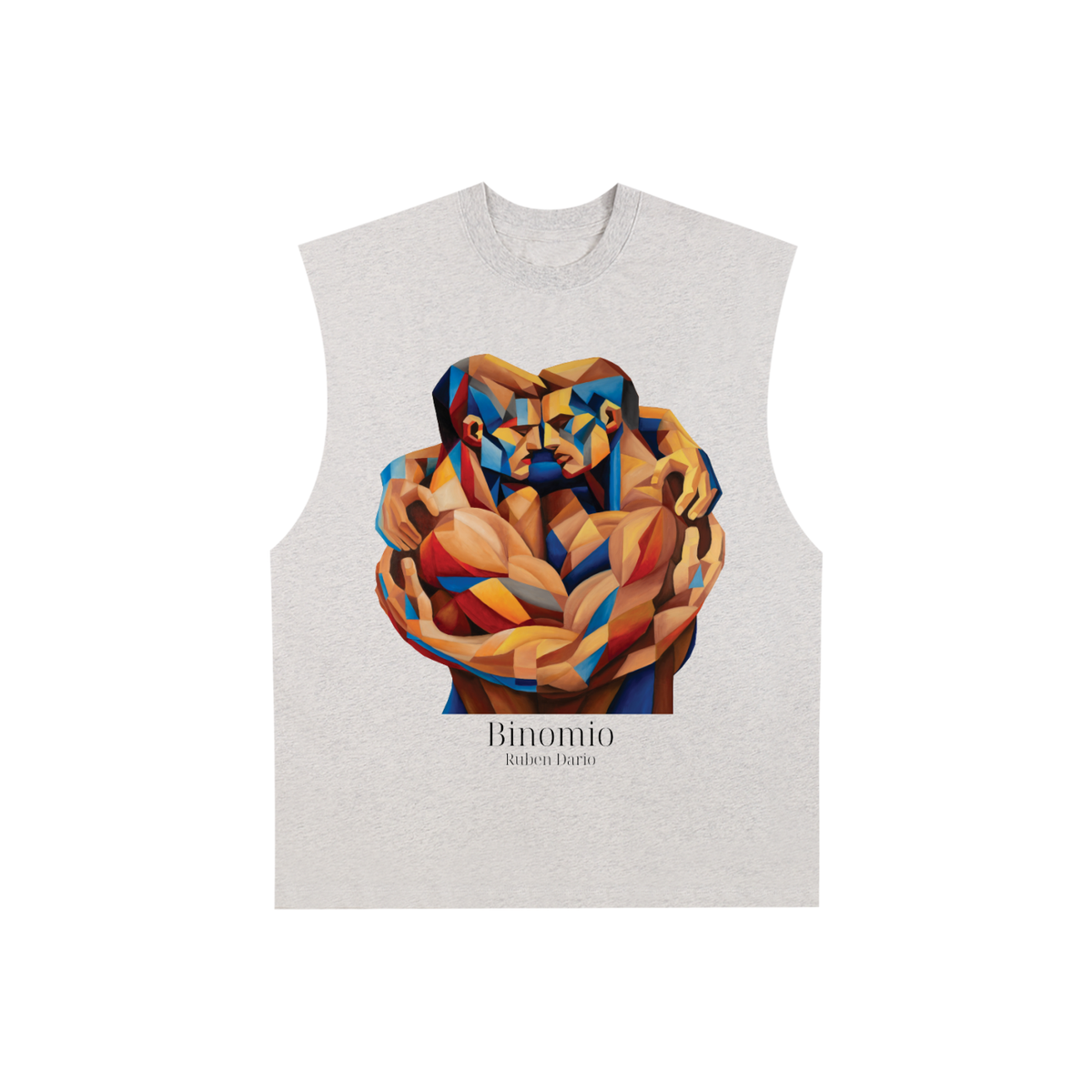 Raw Edge Cotton Tank Top