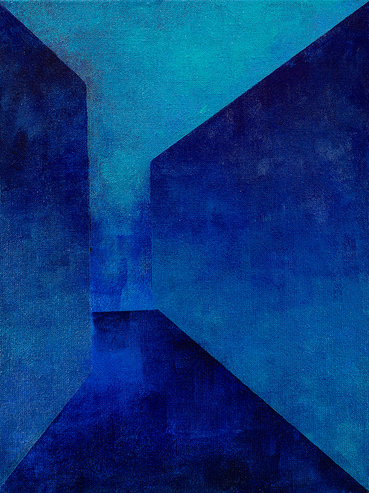 THRESHOLDS - Set of 6 framed pieces 12"x16" - oil on canvas