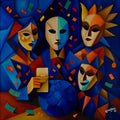 The Venetian Ball I | Original Painting