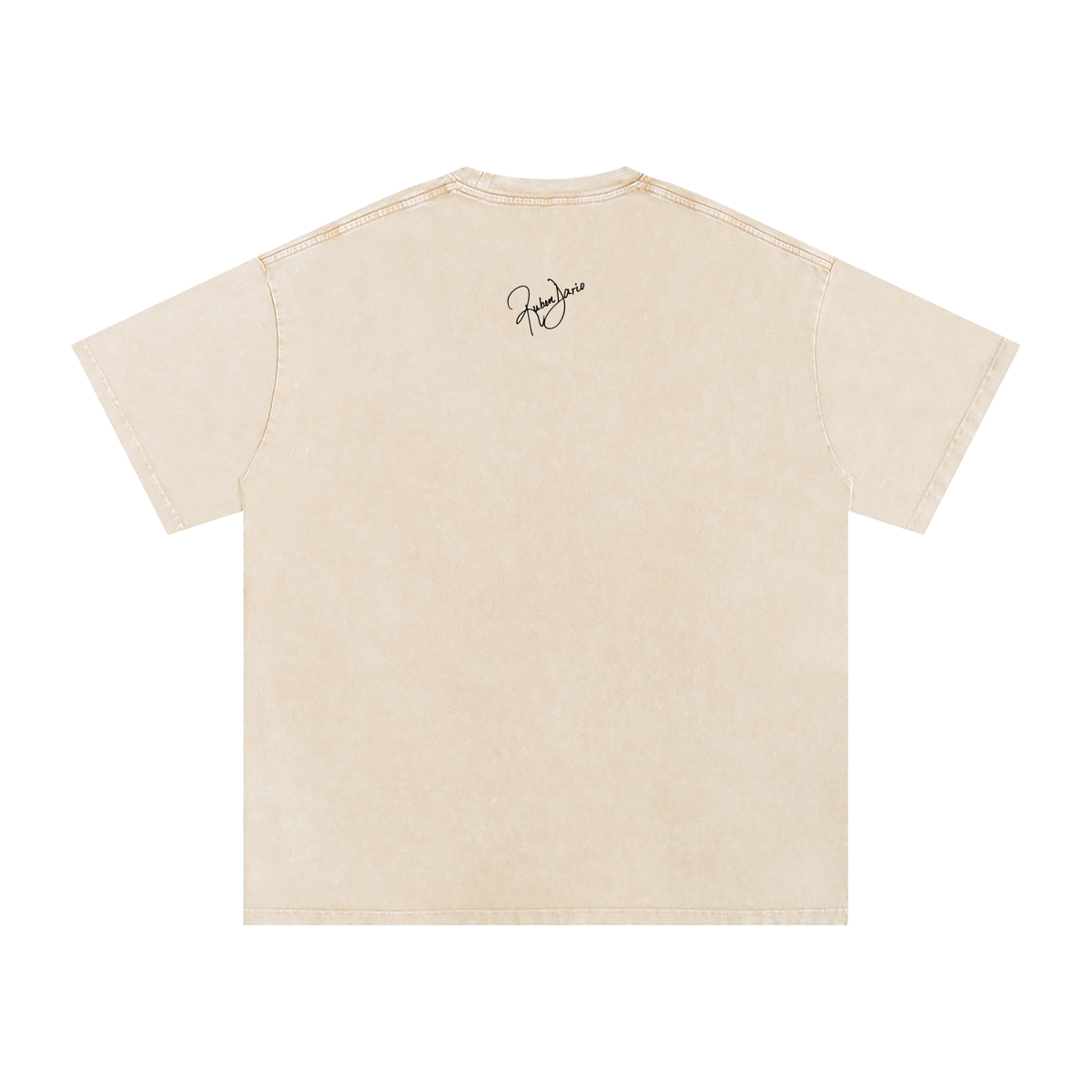 Snow Washed Oversized Cotton T-Shirt - The Commander