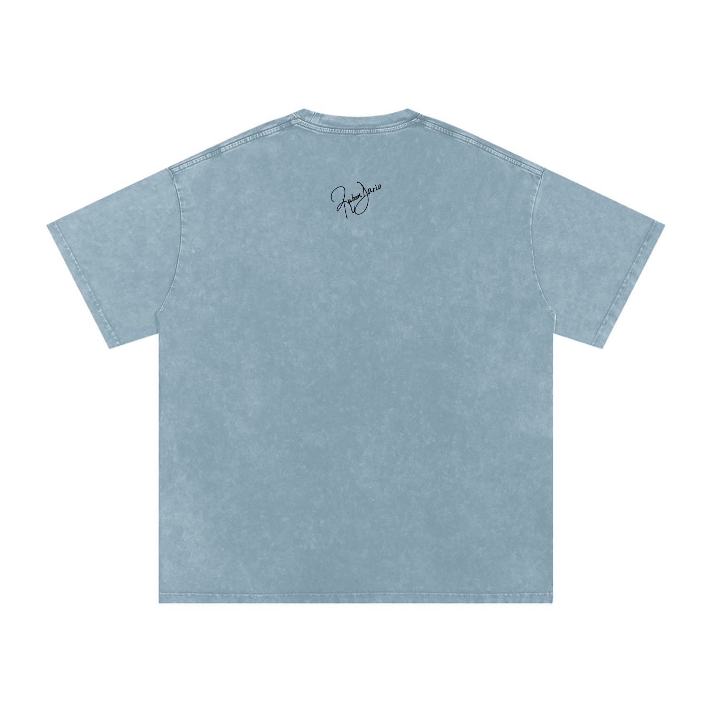 Snow Washed Oversized Cotton T-Shirt - The Commander