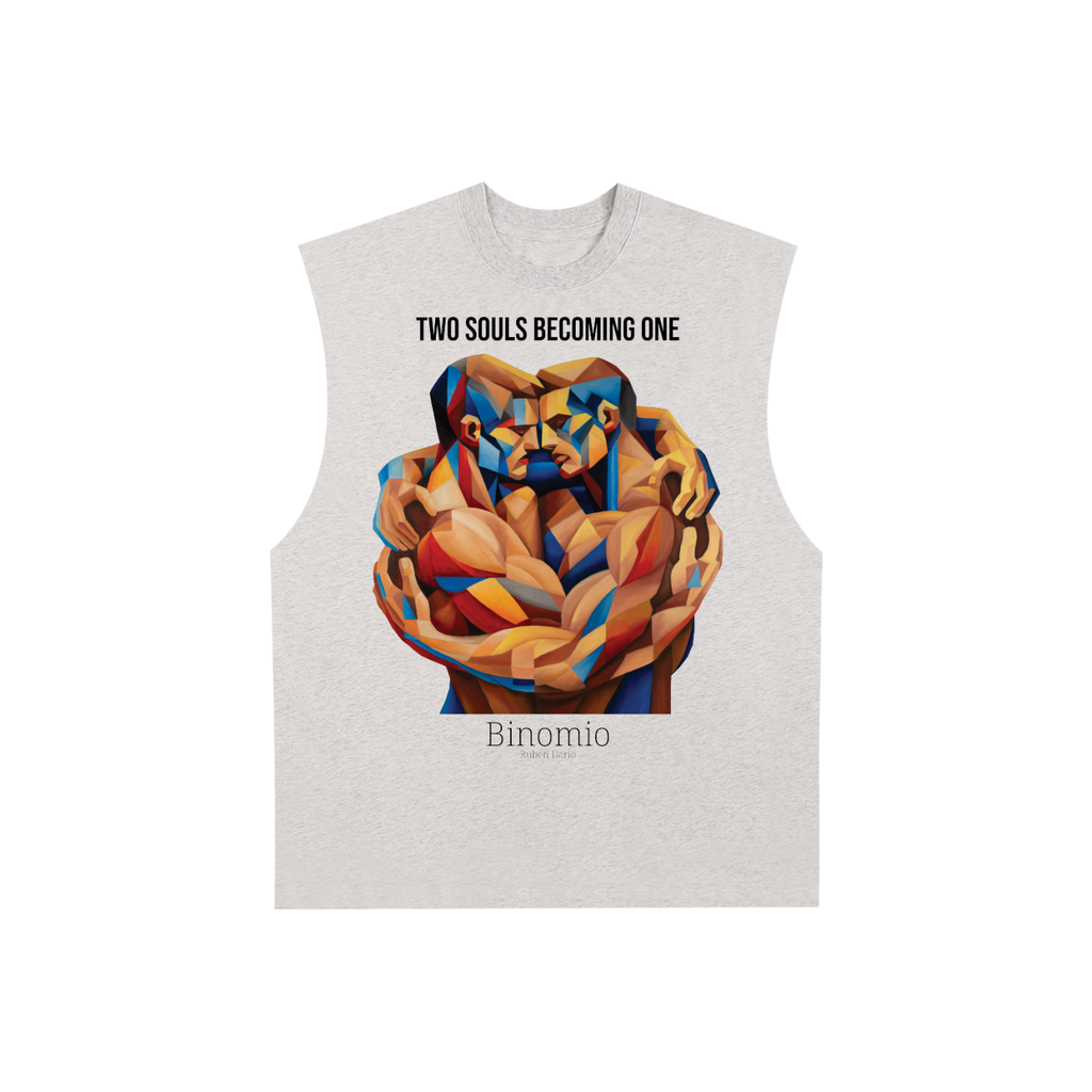 Raw Edge Cotton Tank Top