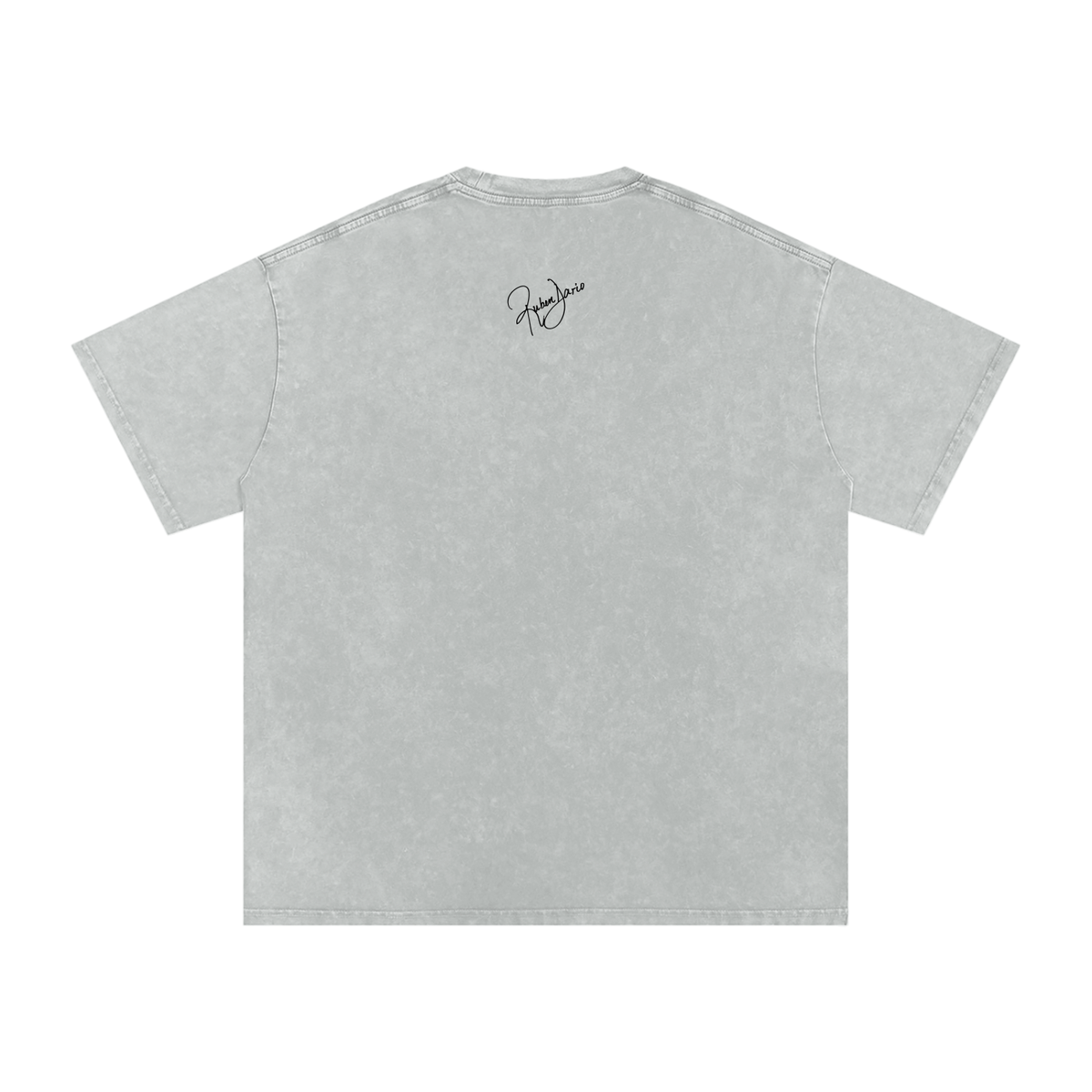 Snow Washed Oversized Cotton T-Shirt - The Commander