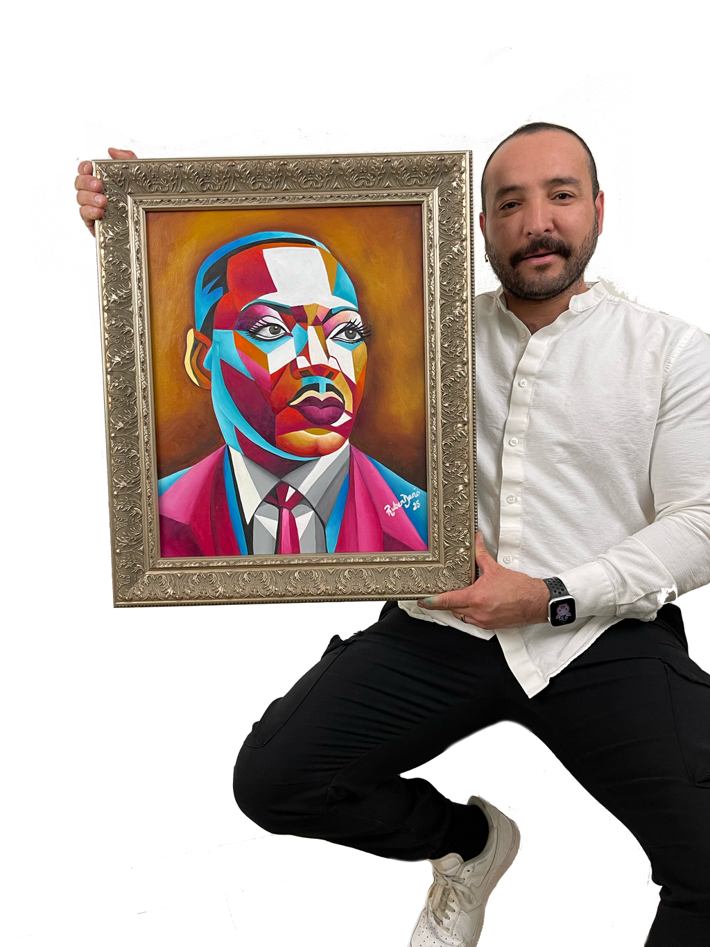 Martin Luther King Jr. - 16 × 20" oil on canvas