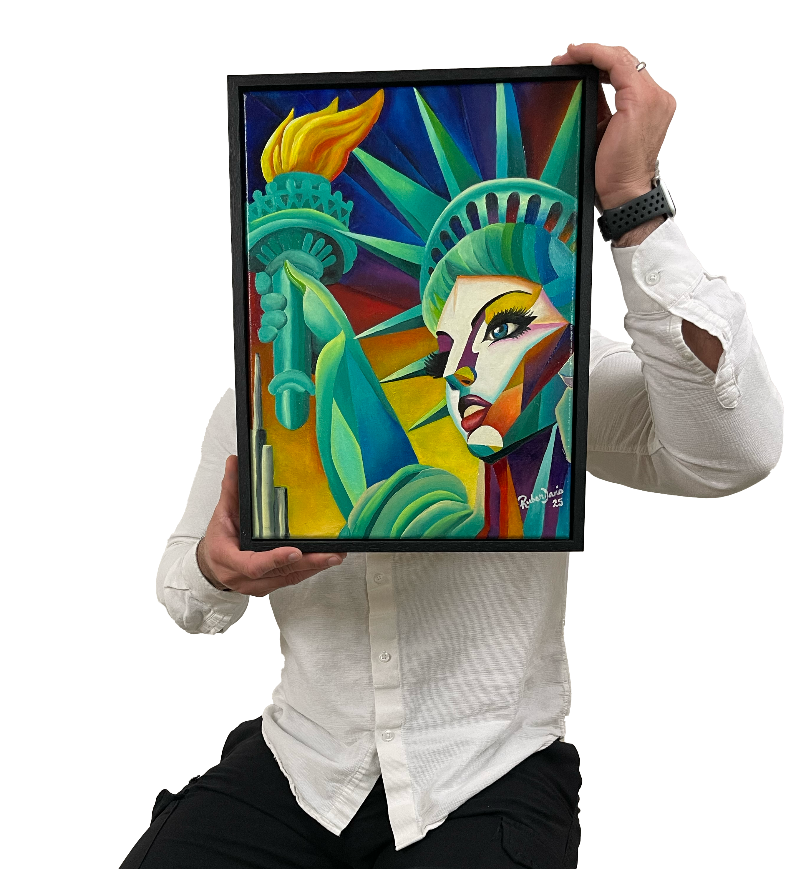 Miss Libby Lumiere - 12 x 16" oil on canvas