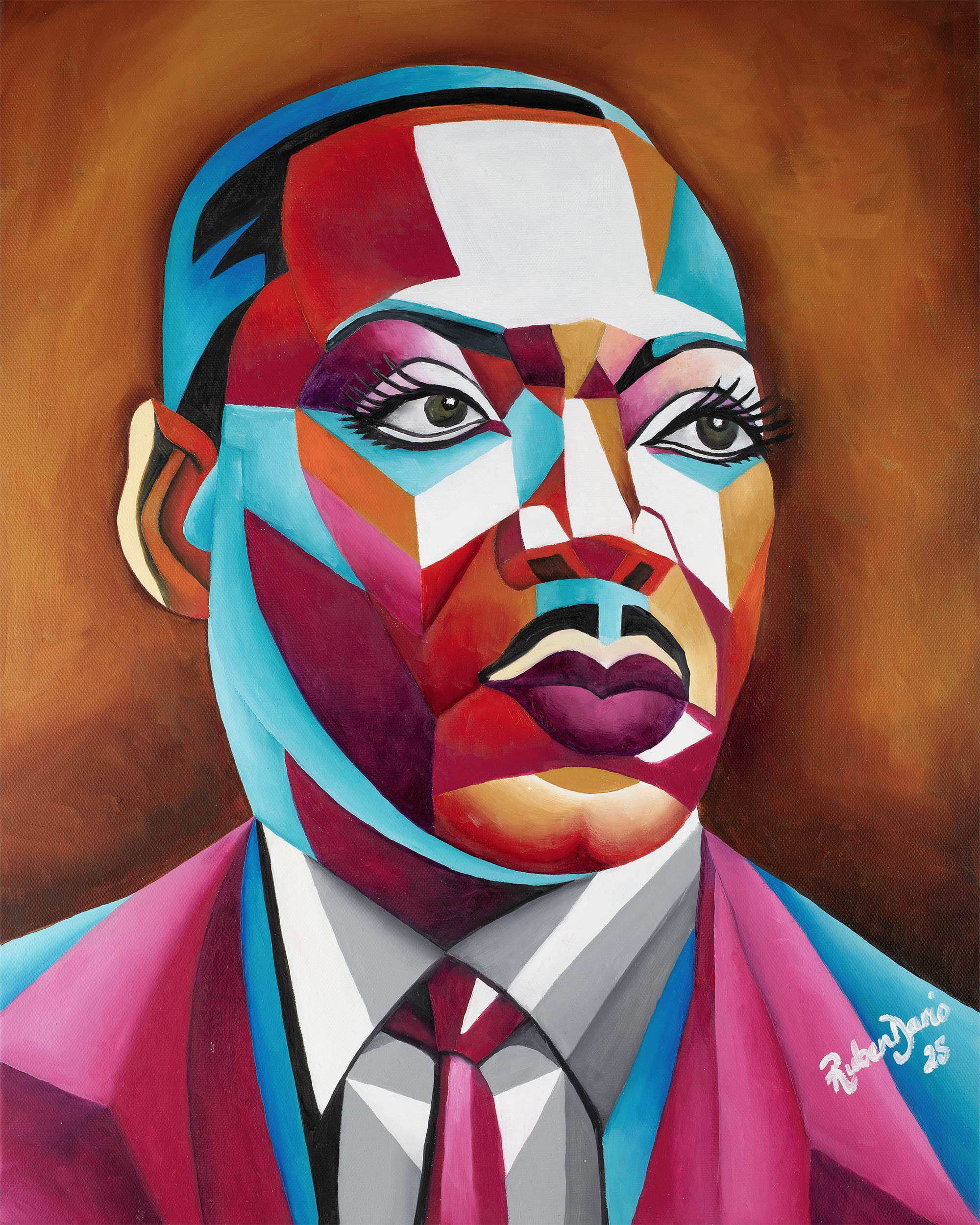 Martin Luther King Jr. - 16 × 20" oil on canvas