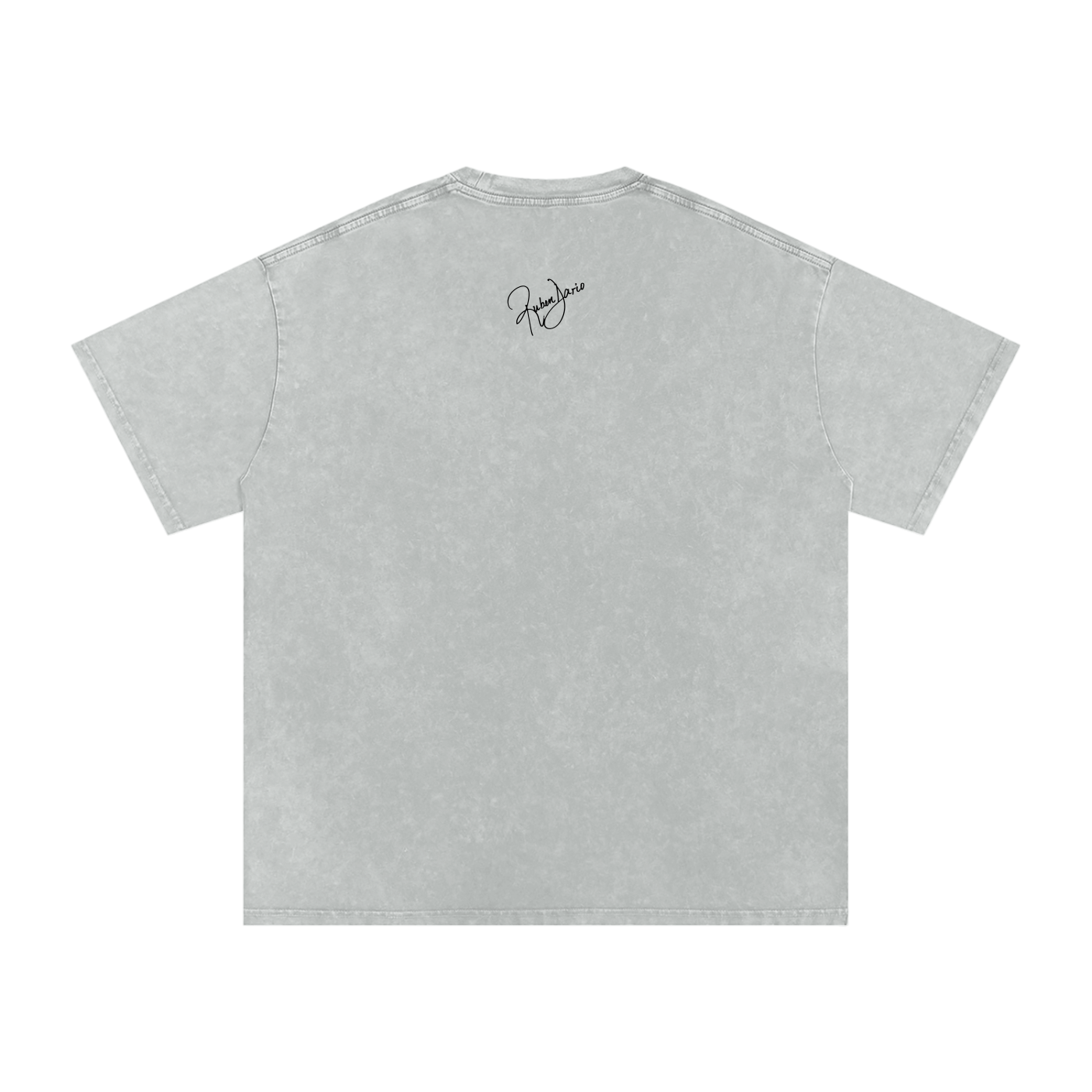 Snow Washed Oversized Cotton T-Shirt - The Commander