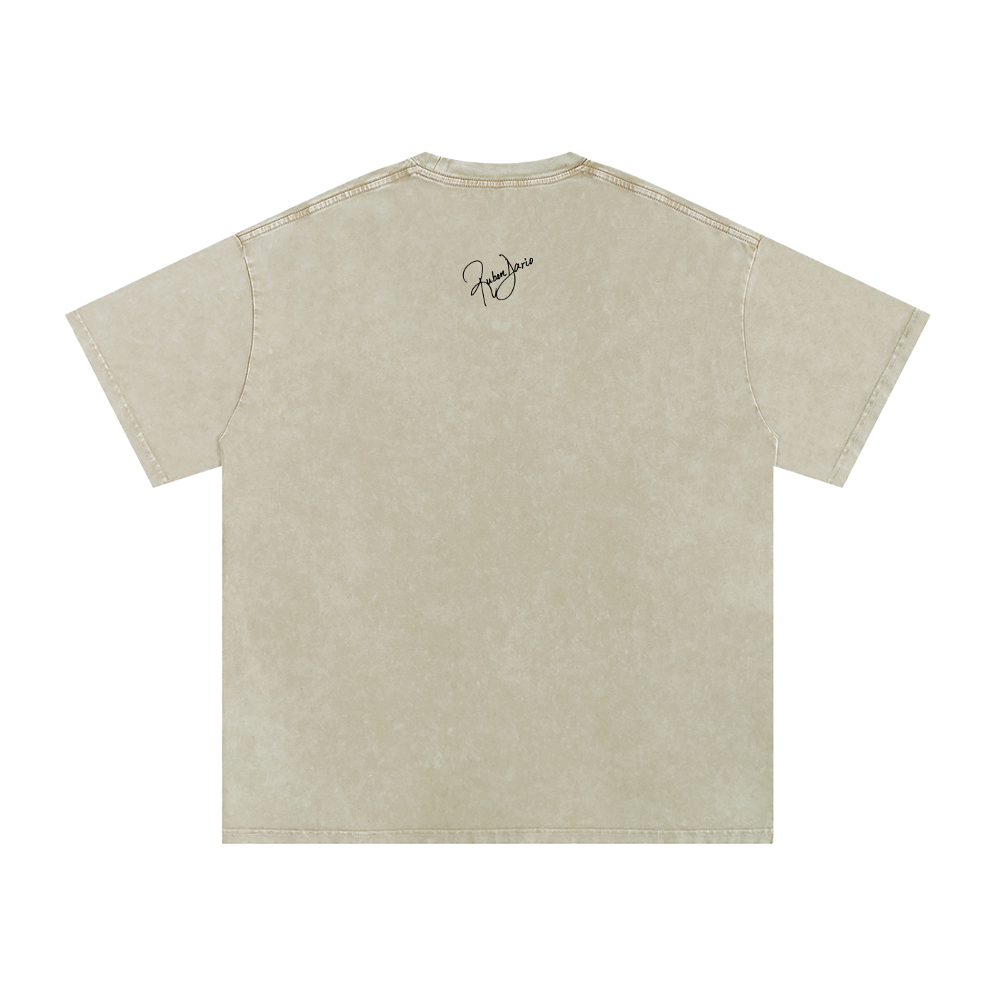 Snow Washed Oversized Cotton T-Shirt - The Commander